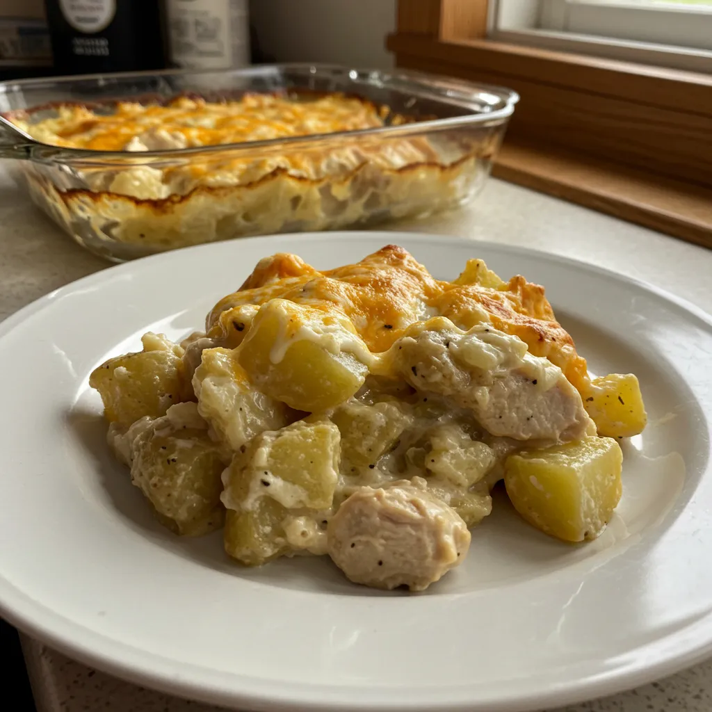 Creamy Ranch Chicken and Potato Bake Delight: Ultimate Comfort Casserole Perfection - tertiary view